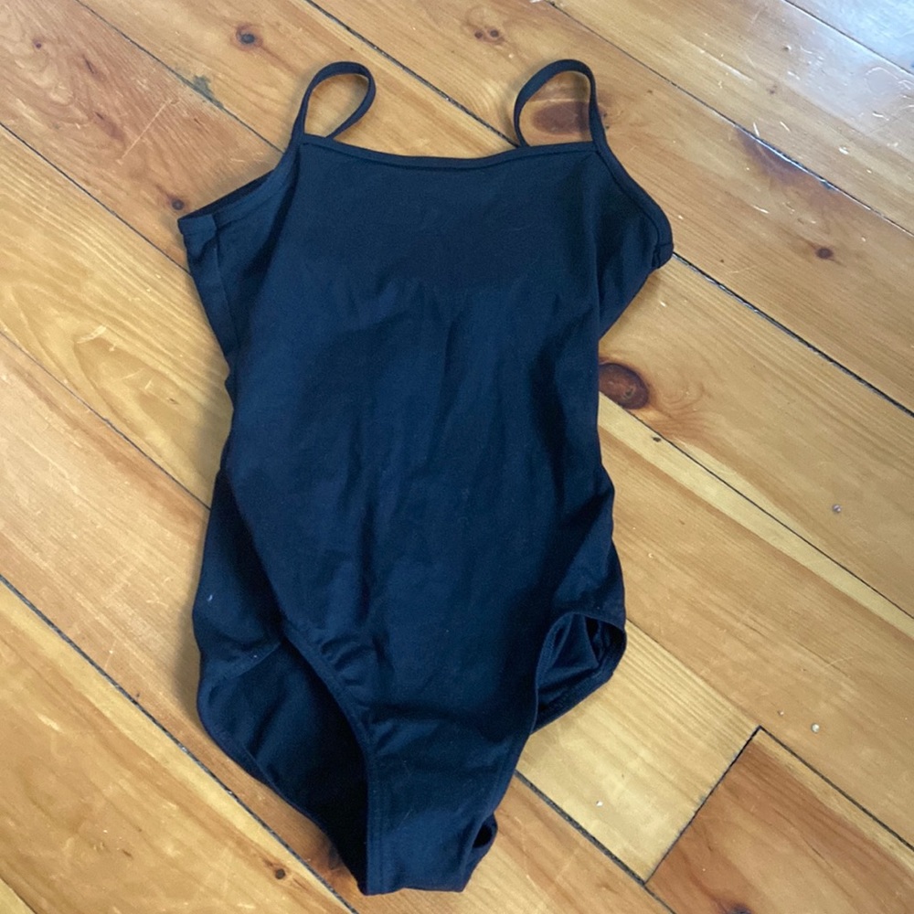 Black camisole Mirella leotard